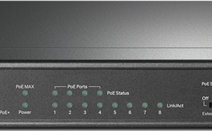 TP-Link SG1008P 8 Port Gigabit Switch with 4x PoE+ Ports