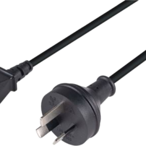 3 Pin Power Lead (M) to C5 Clover (M) 0.3m Power Cable - Bulk