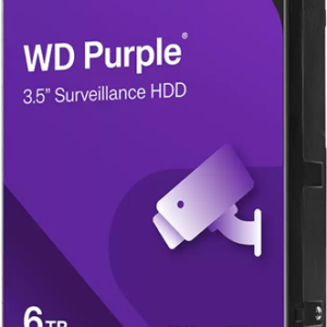 WD Purple 6TB SATA 3.5" Intellipower 256MB Surveillance HDD 3Yr Wty.