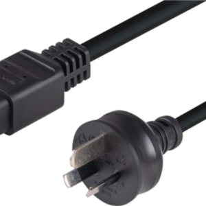 3 Pin Power Lead (M) to IEC C19 (M) 2m Power Cable - Bulk