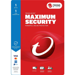 Trend Micro Maximum Security (1 Devices) 1Yr Subscription Add-On