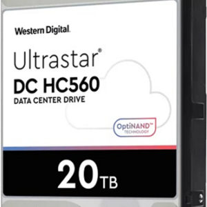 WD Ultrastar DC HC560 SATA 3.5" 7200RPM 512MB 20TB NAS HDD